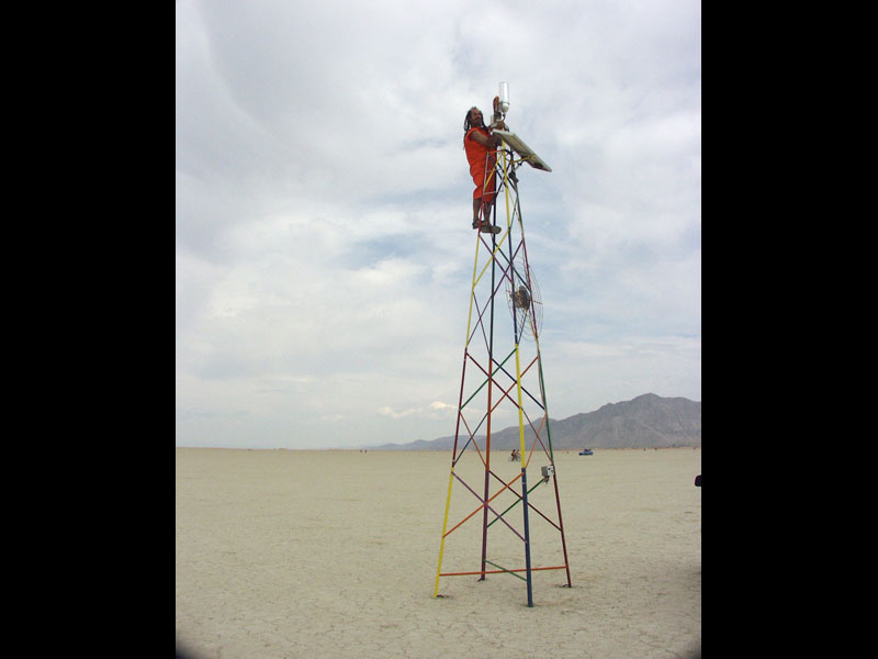 Solar Powered Bubble Tower